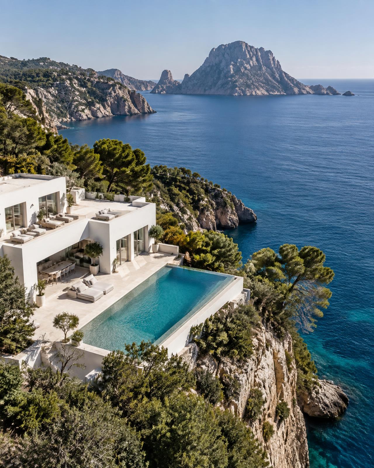 Fotografía aérea de propiedades en Ibiza